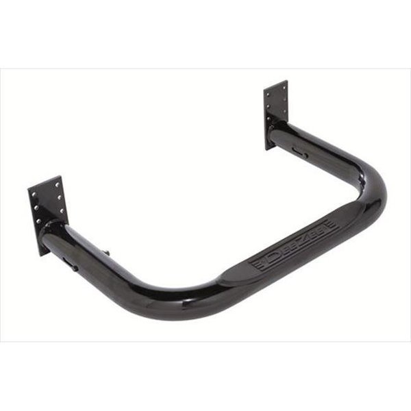 Dee Zee DEE ZEE 3700301 Nerf Bar; 3 In. Round Bend; Black D37-3700301